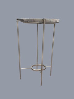 Unusual Modern Handcrafted Geode Drinks Table