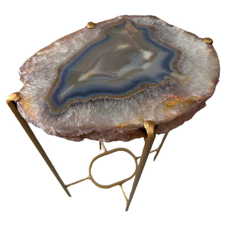 Quartz Side Tables - 88 For Sale at 1stDibs | quartz top side table ...