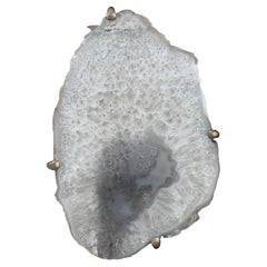 Unusual Modern Handcrafted Geode Drinks Table