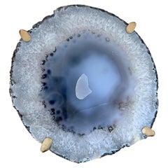 Unusual Modern Handcrafted Geode Drinks Table
