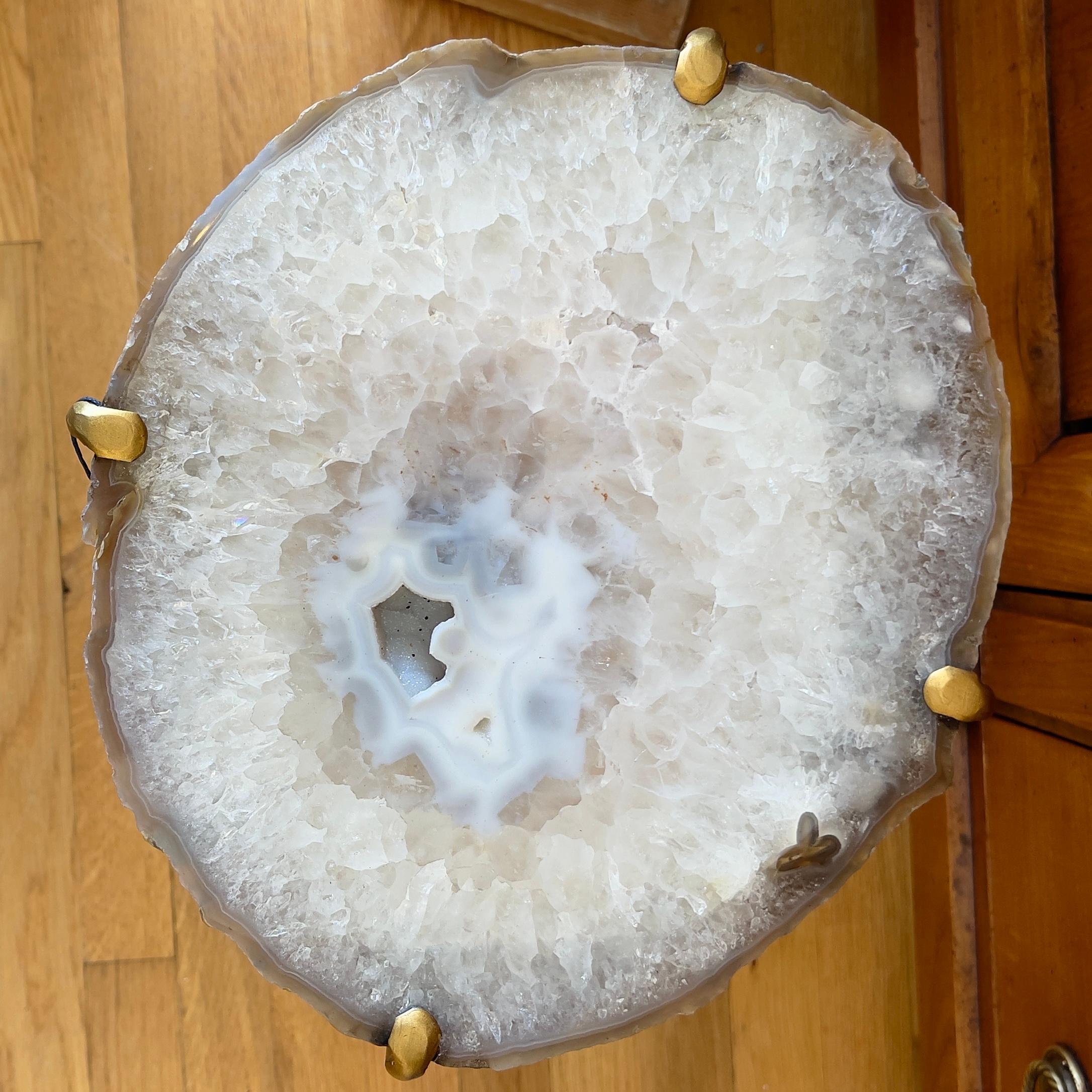 Unusual Modern Handcrafted Geode Table 2