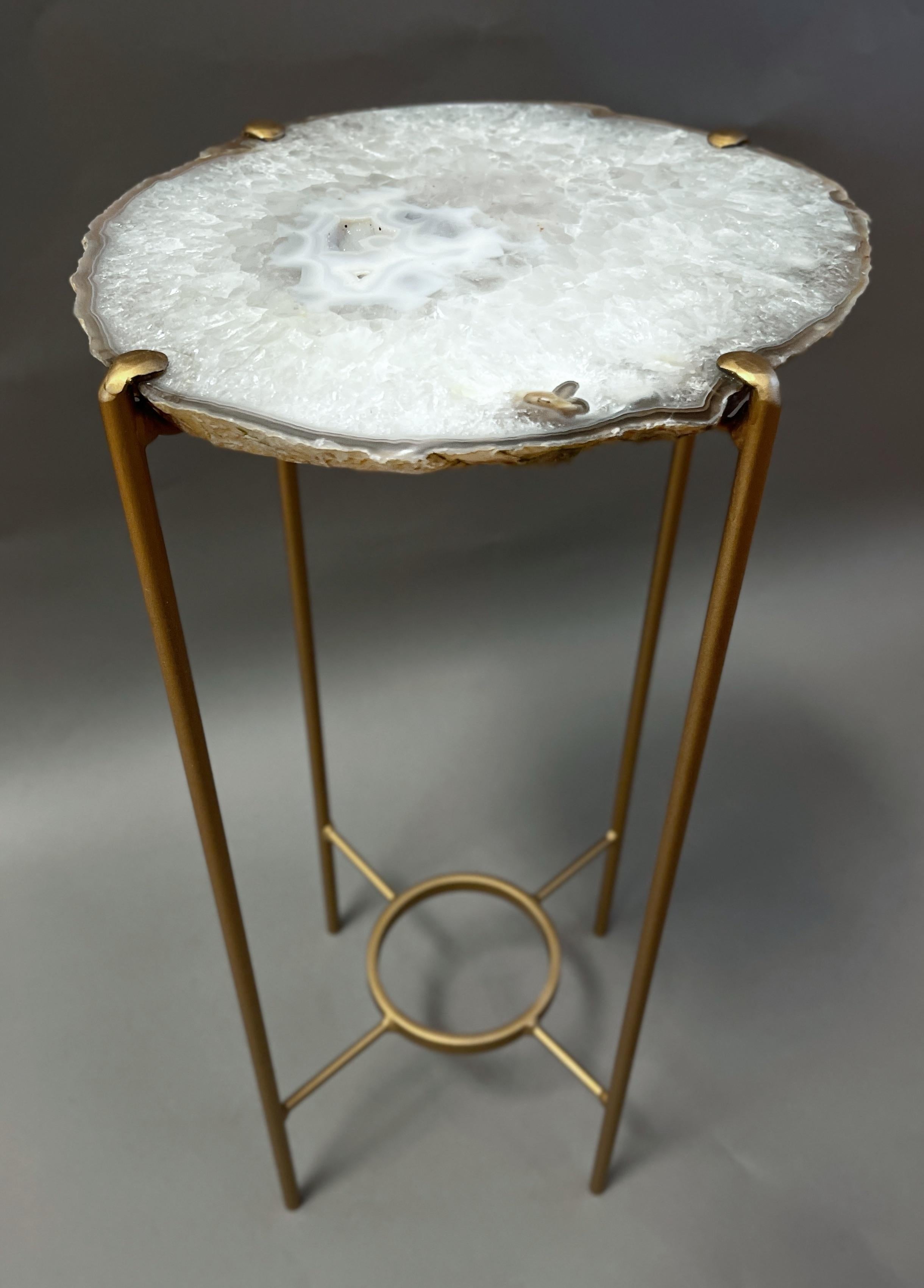 North American Unusual Modern Handcrafted Geode Table