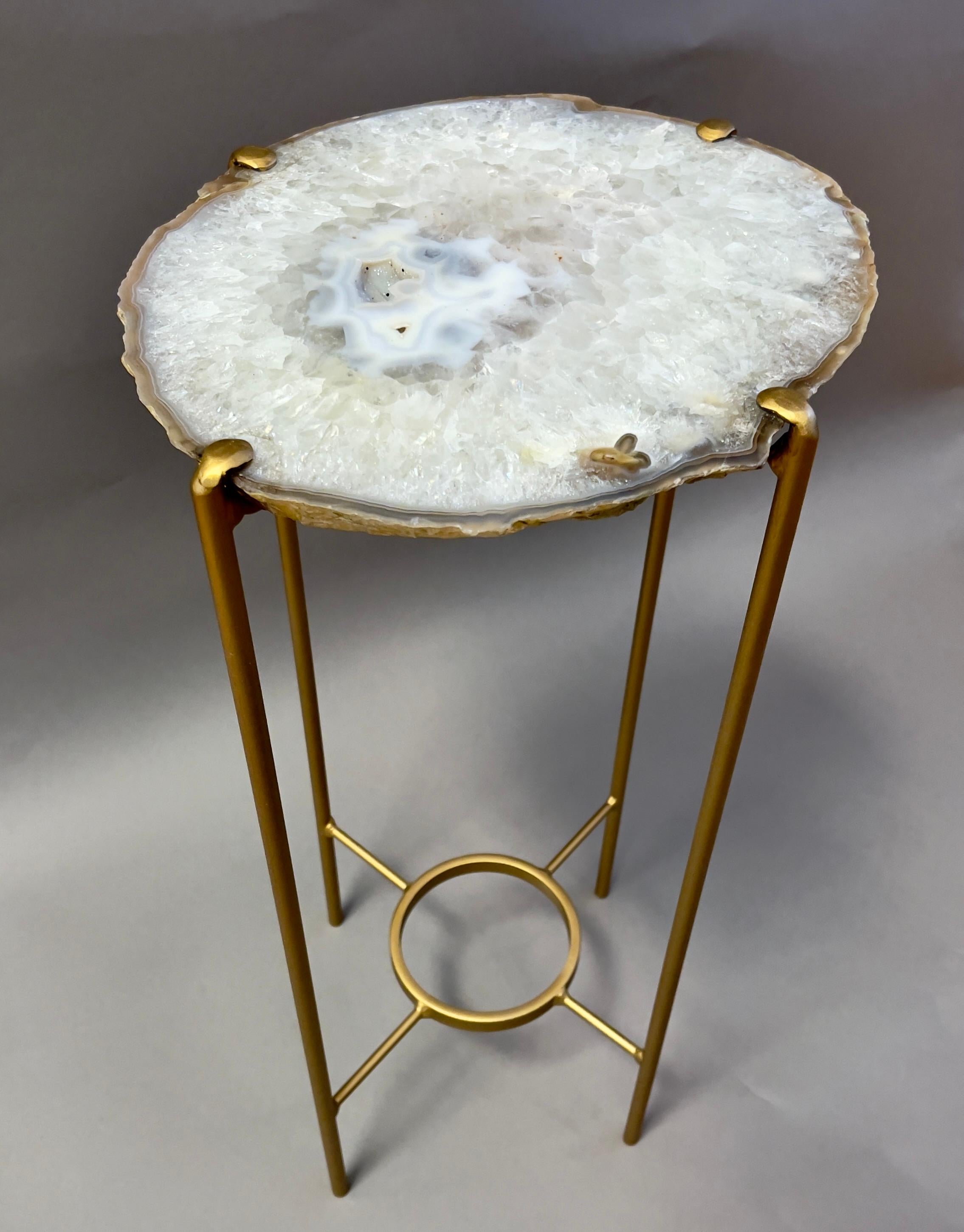 Unusual Modern Handcrafted Geode Table In New Condition In Middleburg, VA