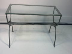 Unusual Modernist Aluminum Animalier Form Console Table