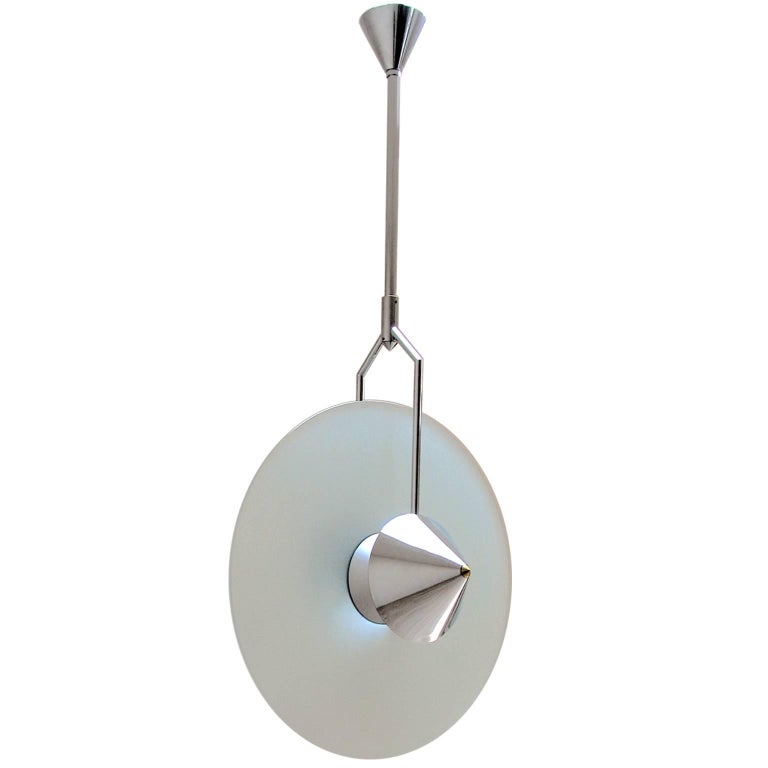 Unusual Modernist Art Deco Ceiling Light