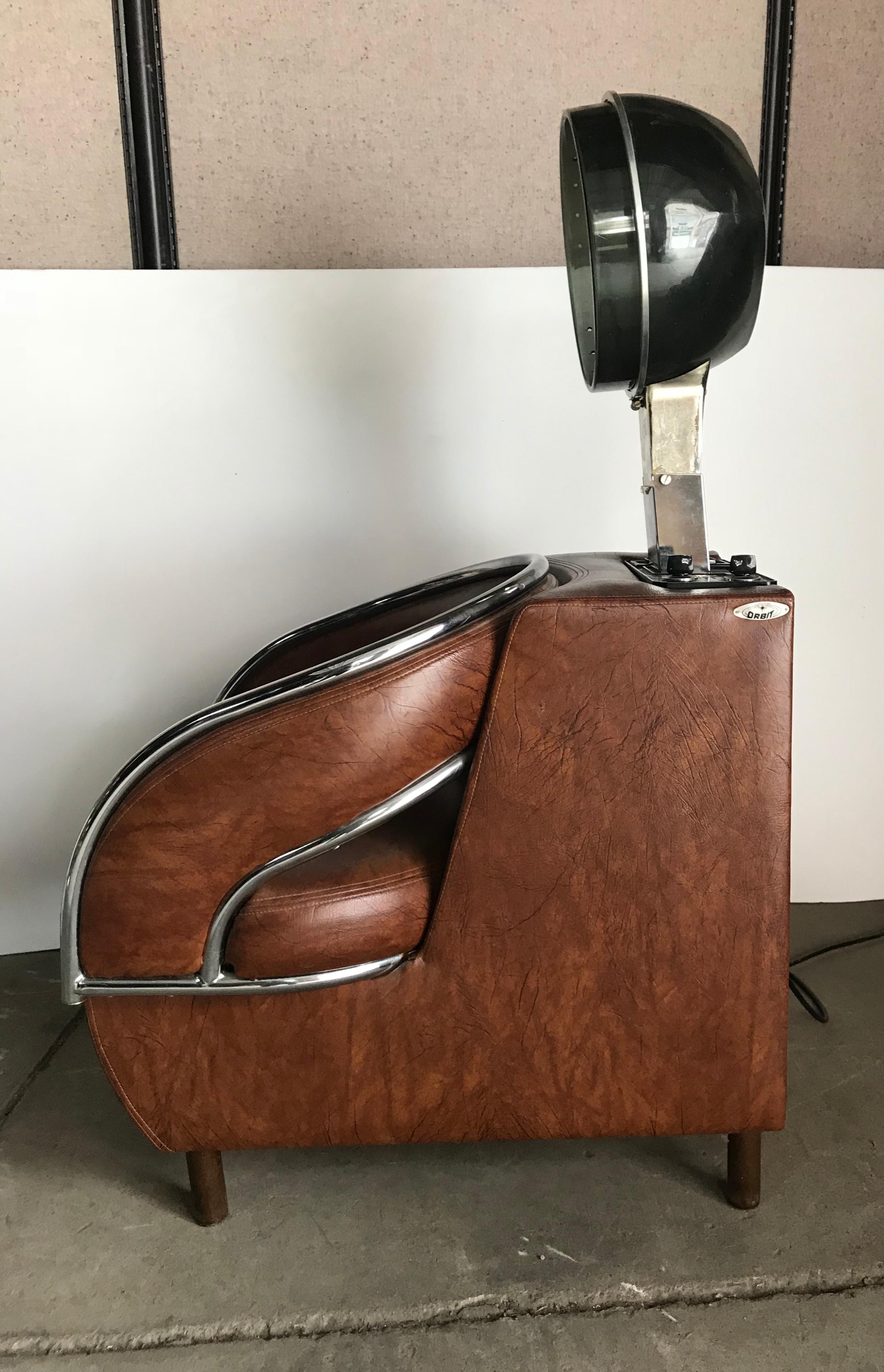 Mid-20th Century Unusual Modernist Beauty Salon Hair Dryer 