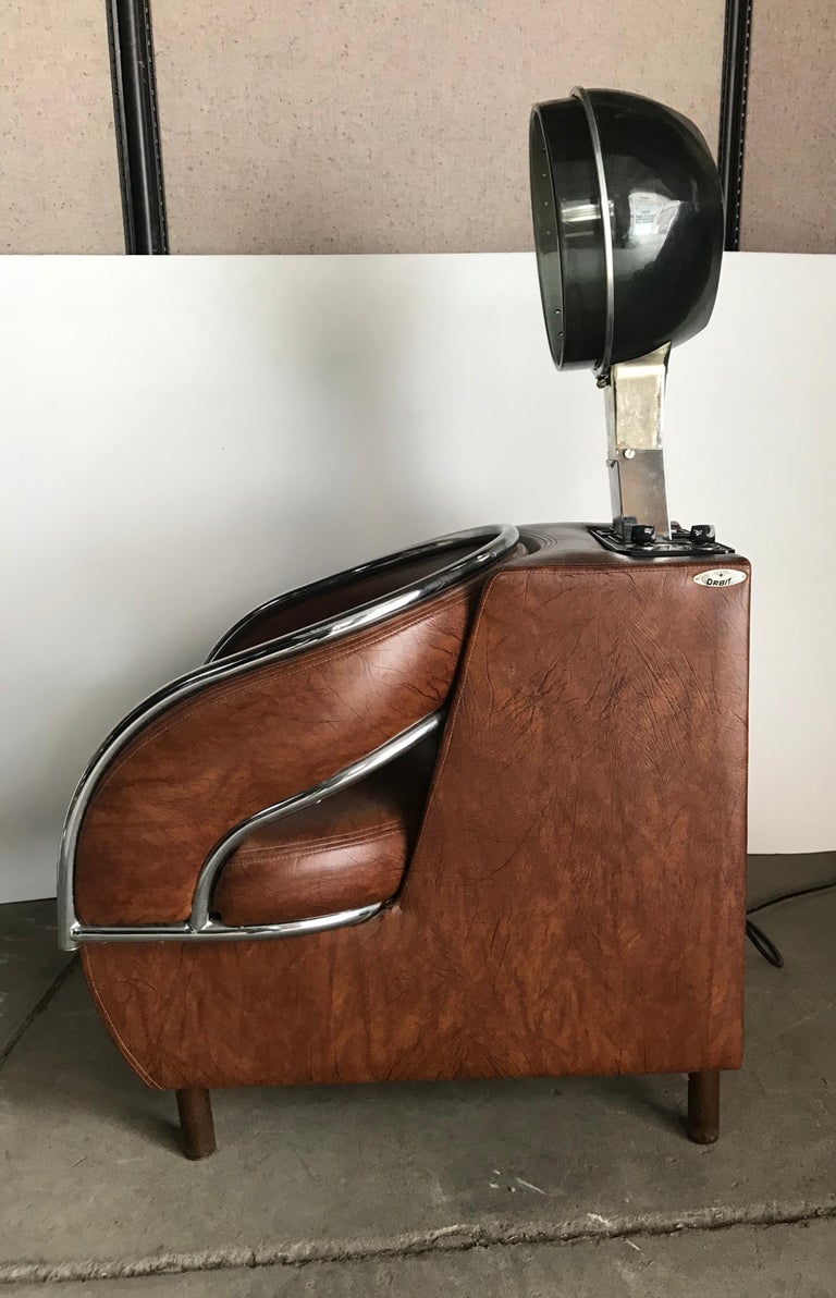 Unusual Modernist Beauty Salon Hair Dryer "Orbit" by Belvedere Company