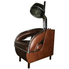Vintage Unusual Modernist Beauty Salon Hair Dryer "Orbit" by Belvedere Company