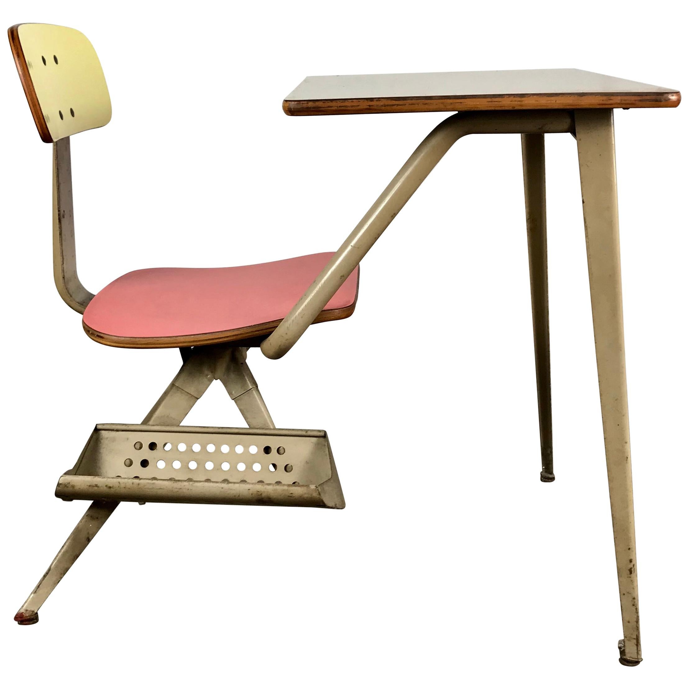 Unusual Modernist Childs Desk Attributed to Friso Kramer