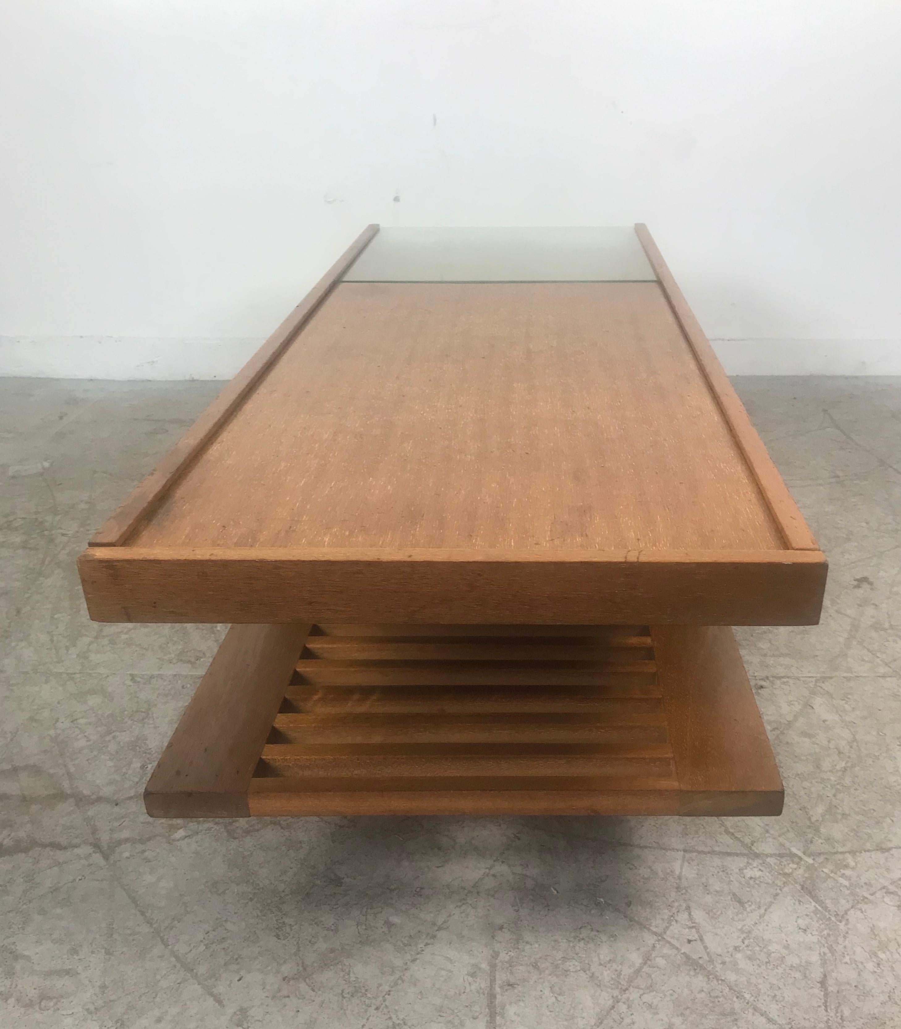 Mid-Century Modern Unusual Modernist Coffee/ Cocktail Table by John Keal for Brown Saltman