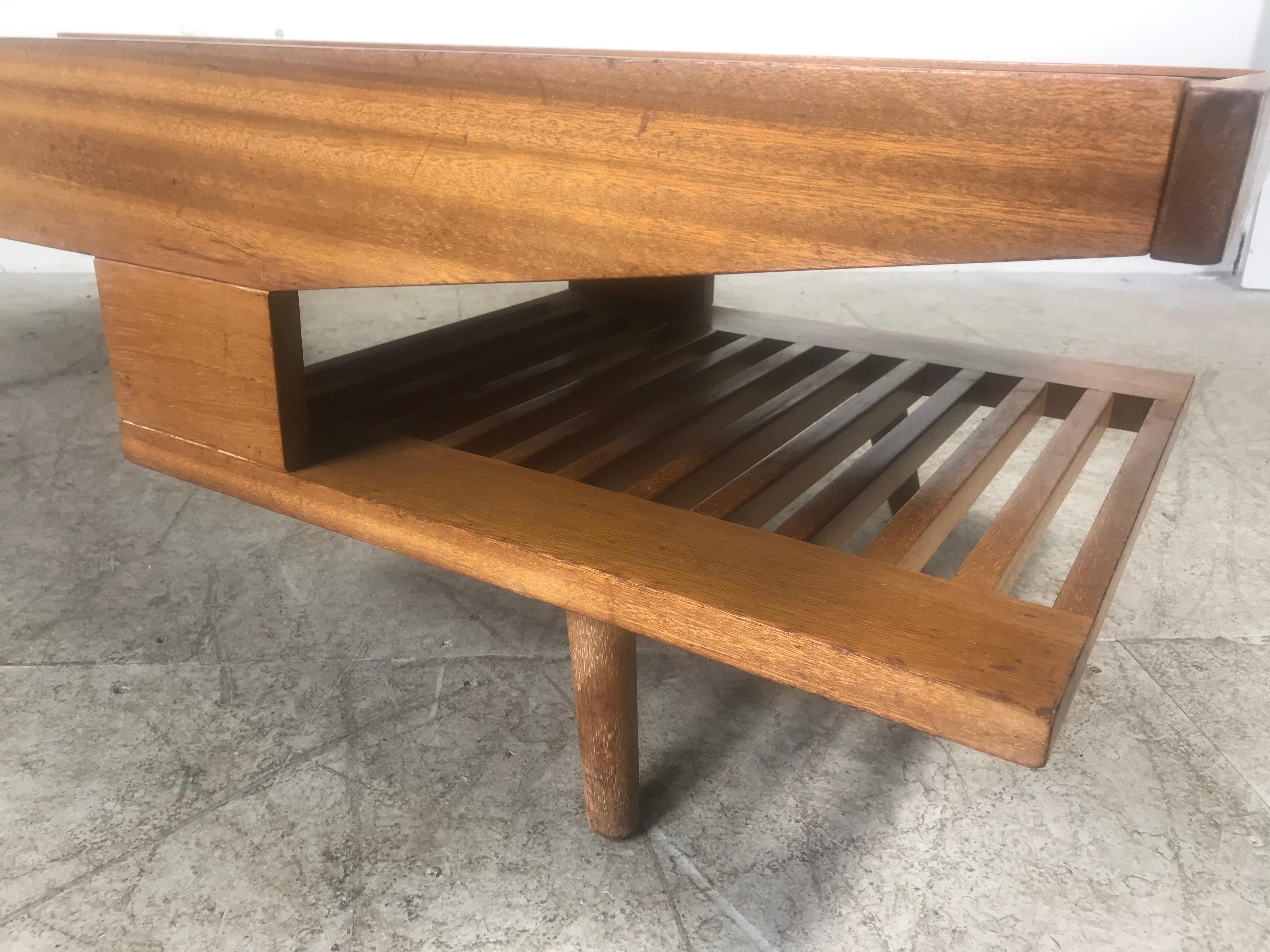 Unusual Modernist Coffee/ Cocktail Table by John Keal for Brown Saltman 1
