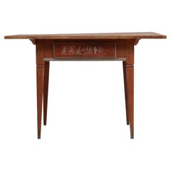 Unusual Northern Swedish Gustavian Country Pine Table