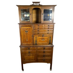 Insolite  Armoire dentaire/multi- tiroirs Art Nouveau  par Premier Cabinet Co.