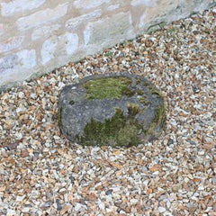 Unusual Oval Curling Stone