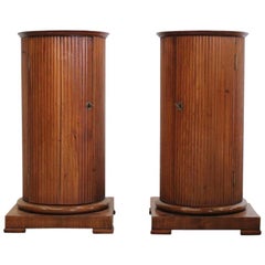 Unusual Pair of 19th Century French Bedside Tables