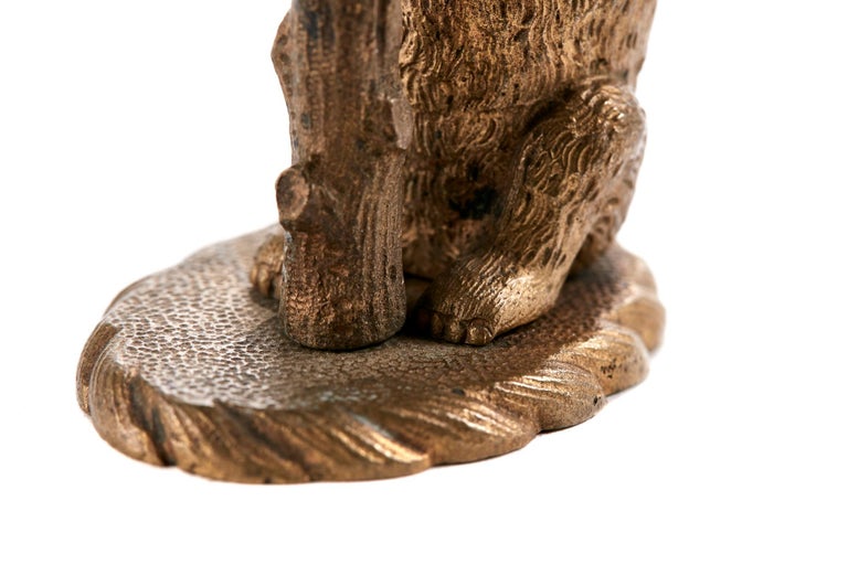 Unusual Pair of Antique Victorian Brass Bears at 1stDibs