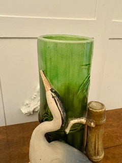 Unusual Pair of Antique Victorian Quality Bretby Vases