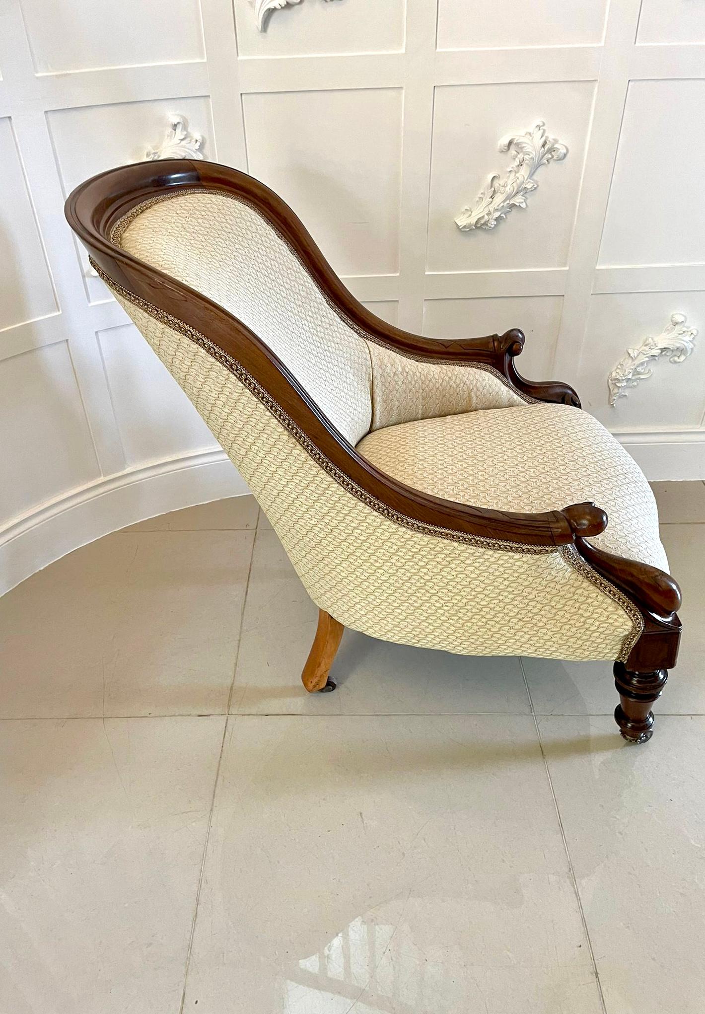  Außergewöhnliches Paar antiker Mahagoni-Sessel in viktorianischer Qualität  (Englisch) im Angebot