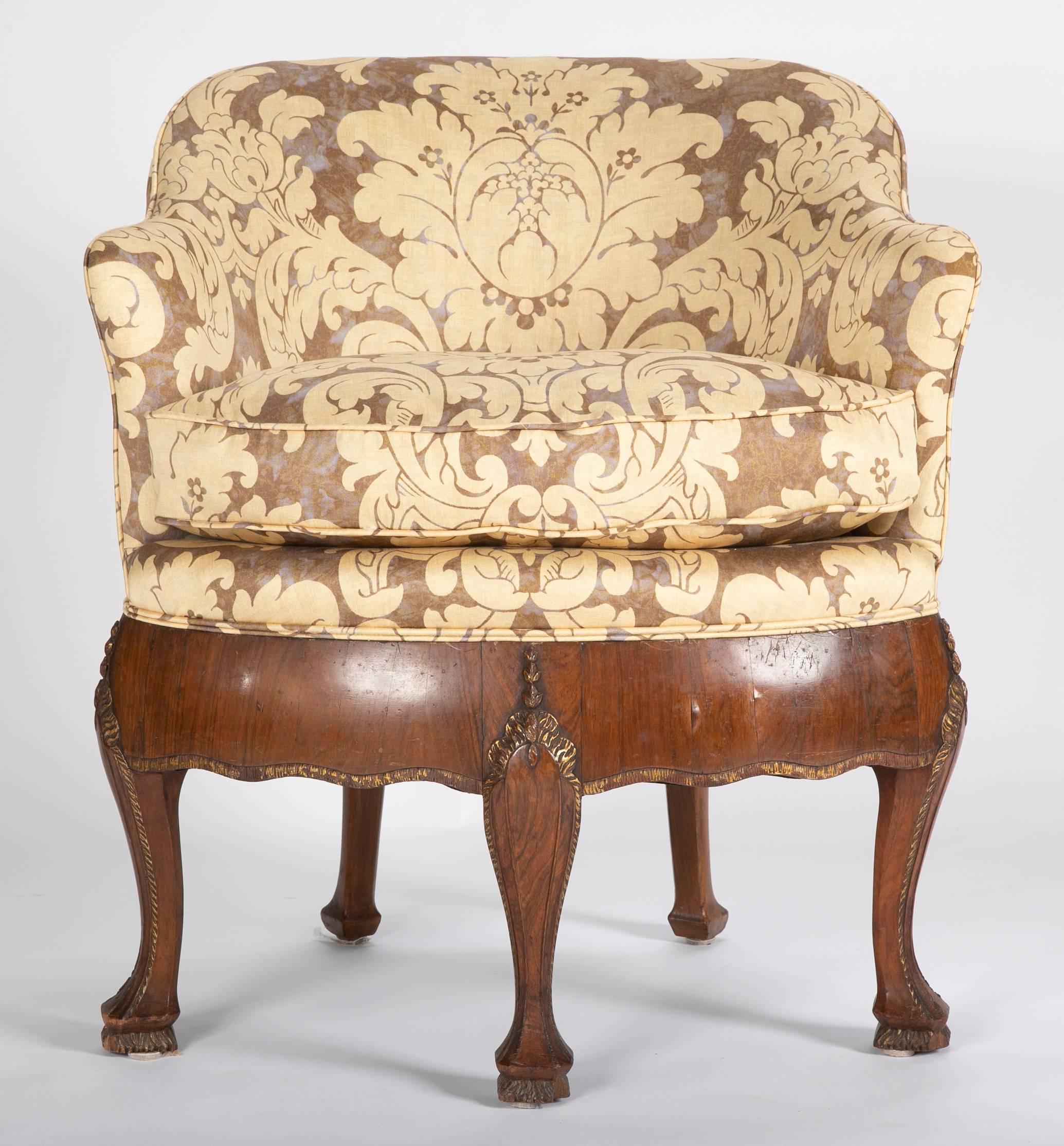 Unusual Pair of Late 19th Century Petit Armchairs 1