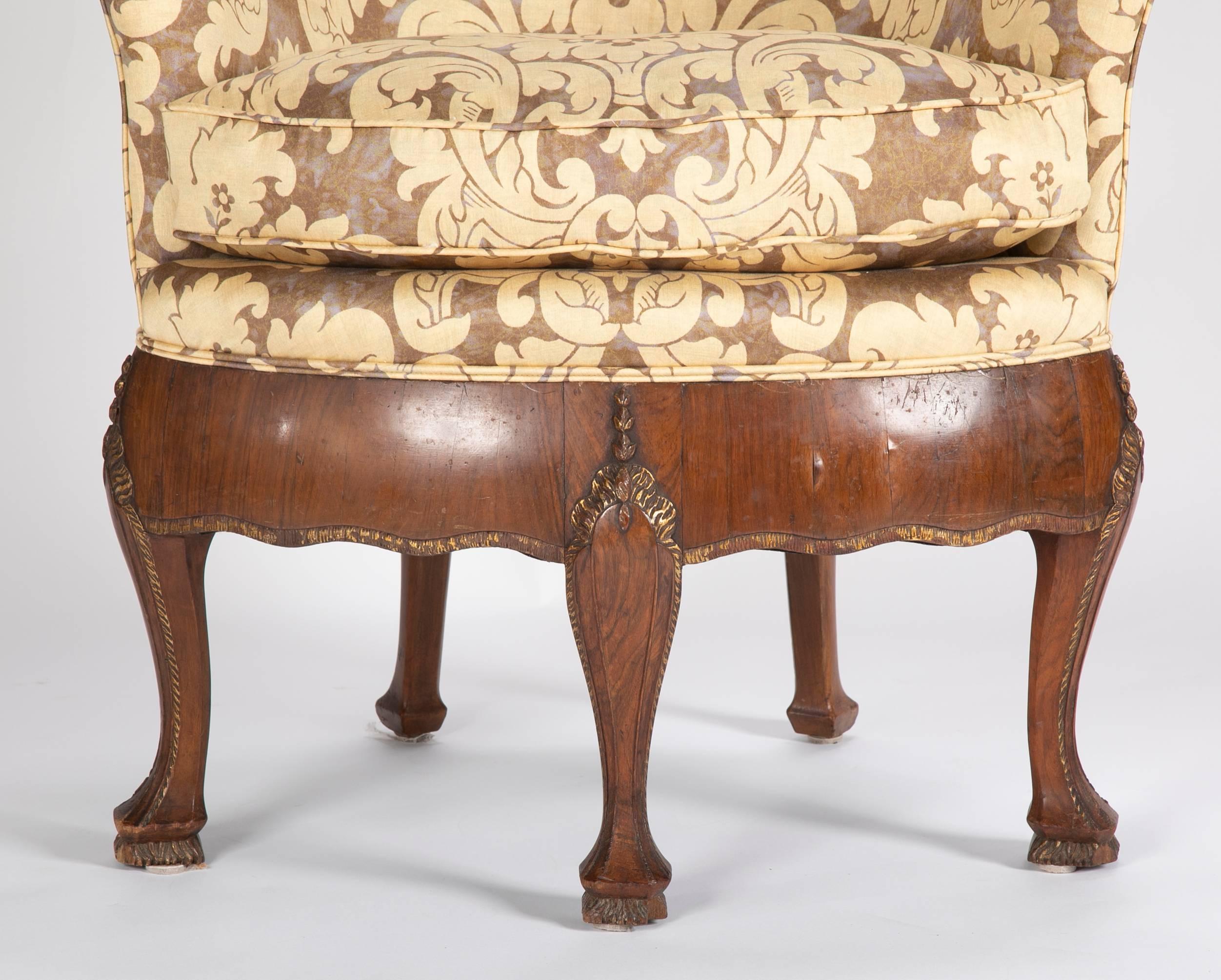 Unusual Pair of Late 19th Century Petit Armchairs 2