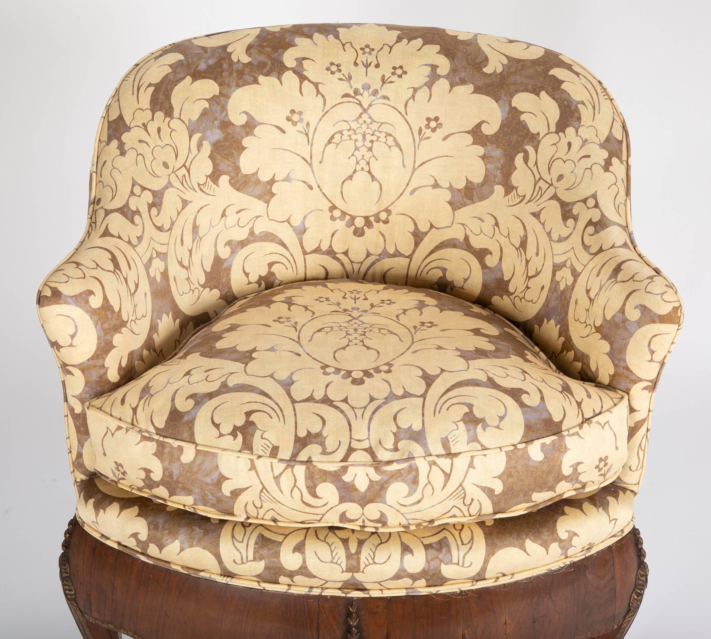 Unusual Pair of Late 19th Century Petit Armchairs 3