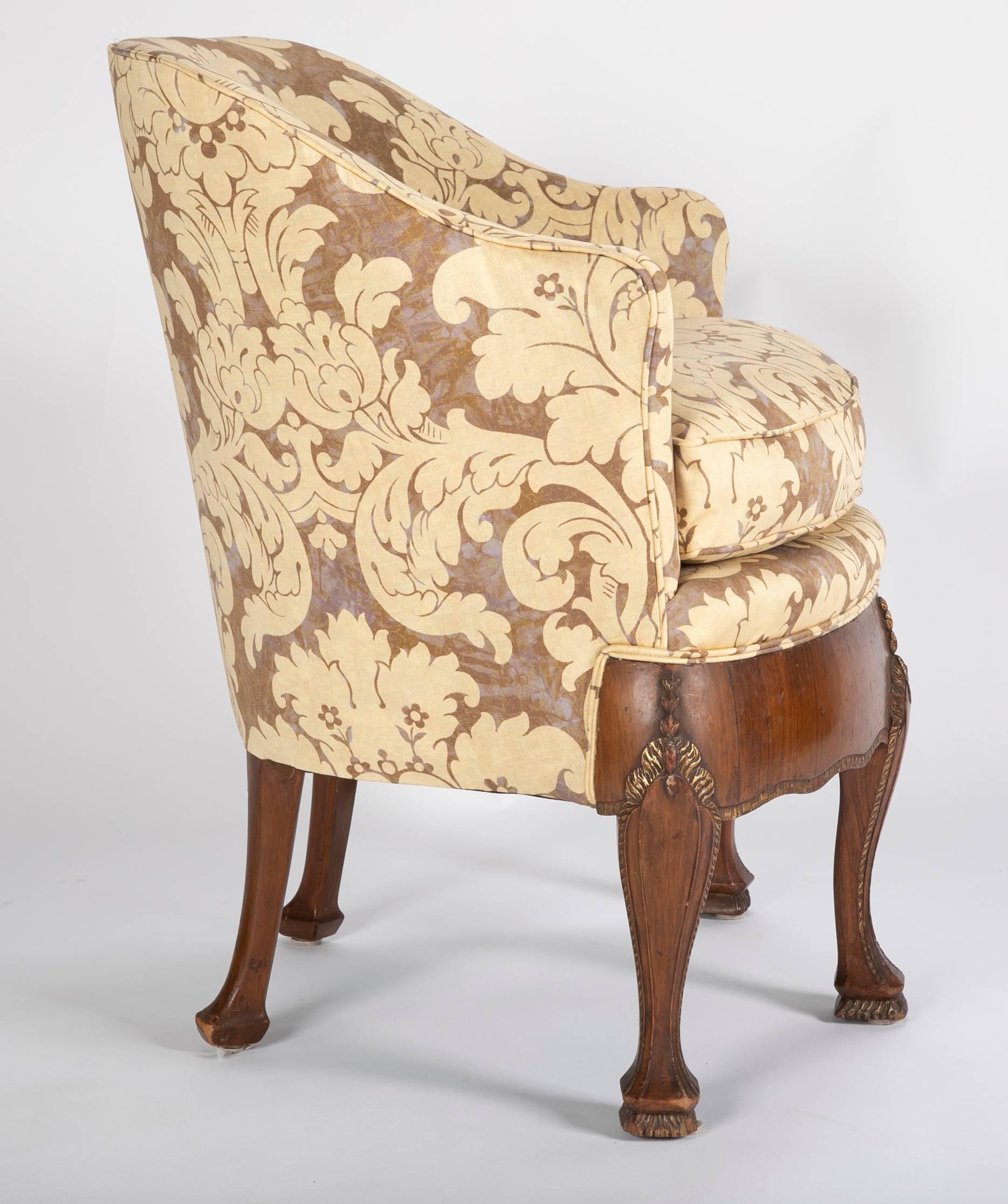 Unusual Pair of Late 19th Century Petit Armchairs 4