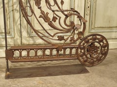 Unusual Pair of Mounted 18th Century Wrought Iron Brackets from France