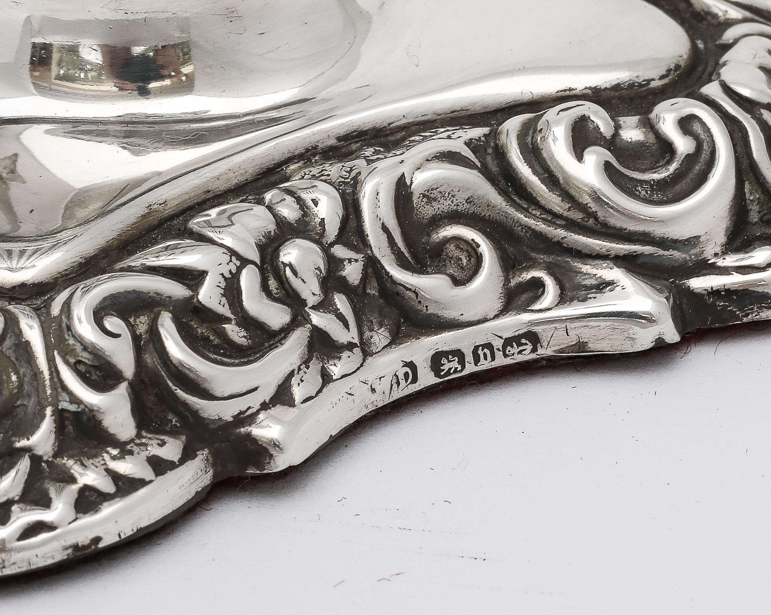 Unusual Pair of Victorian Period Sterling Silver Column-Form Candlesticks 4