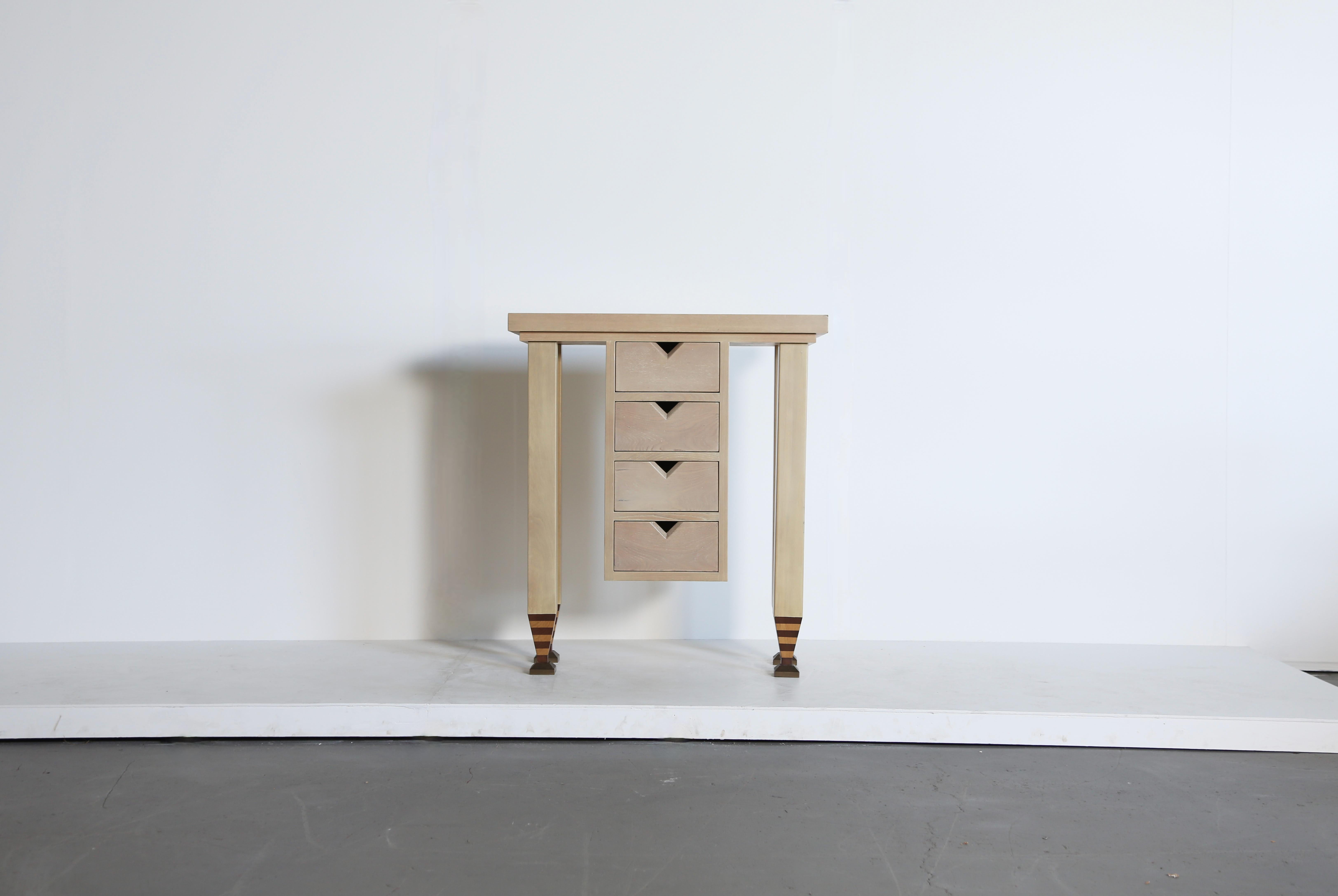 Mid-Century Modern Unusual, Possibly One of a Kind, Console Table, Italy, 1980s For Sale
