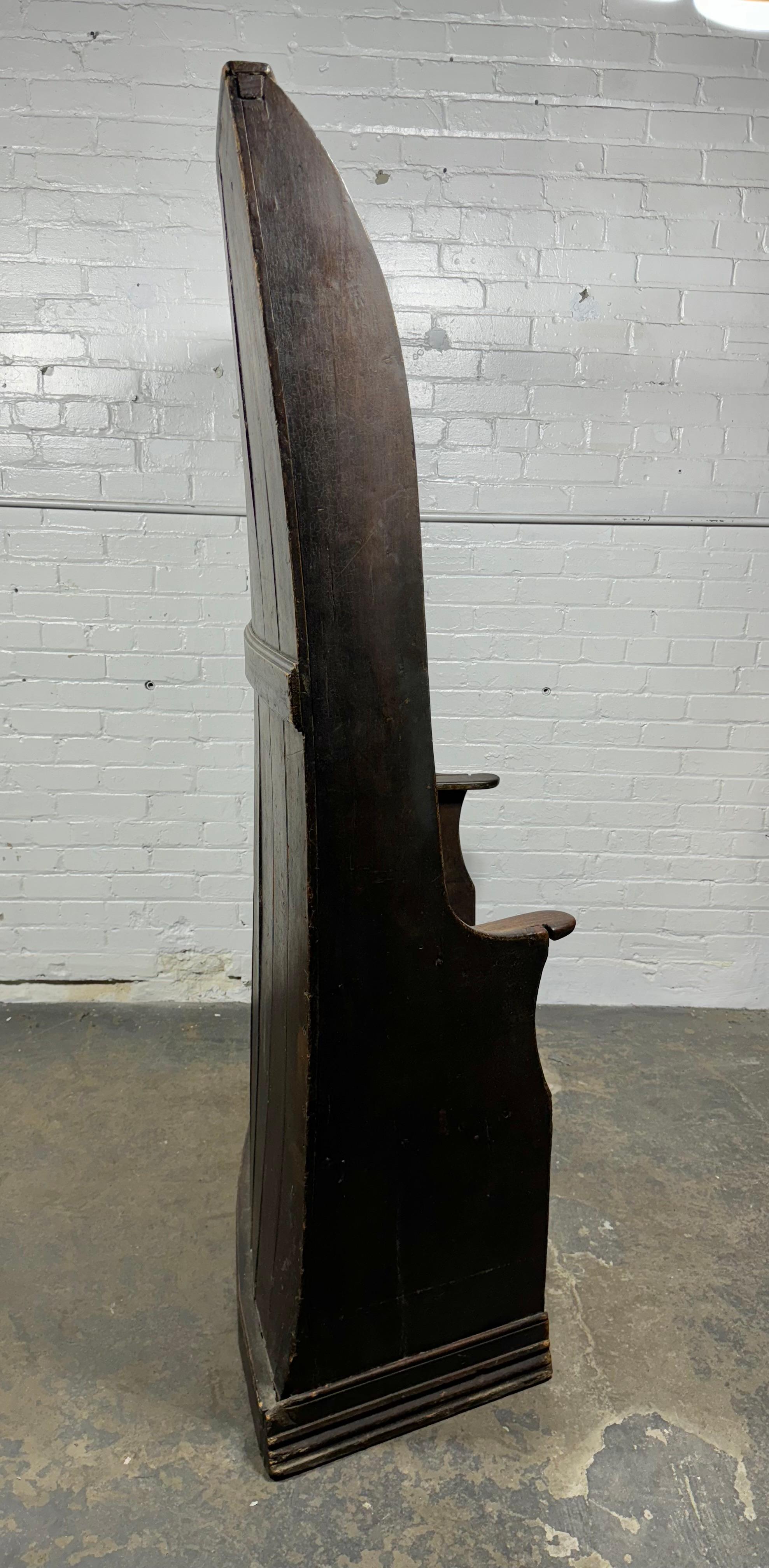 Unusual Pub Bench / hall seat , Folk art.. hand-made late c.1800's 3
