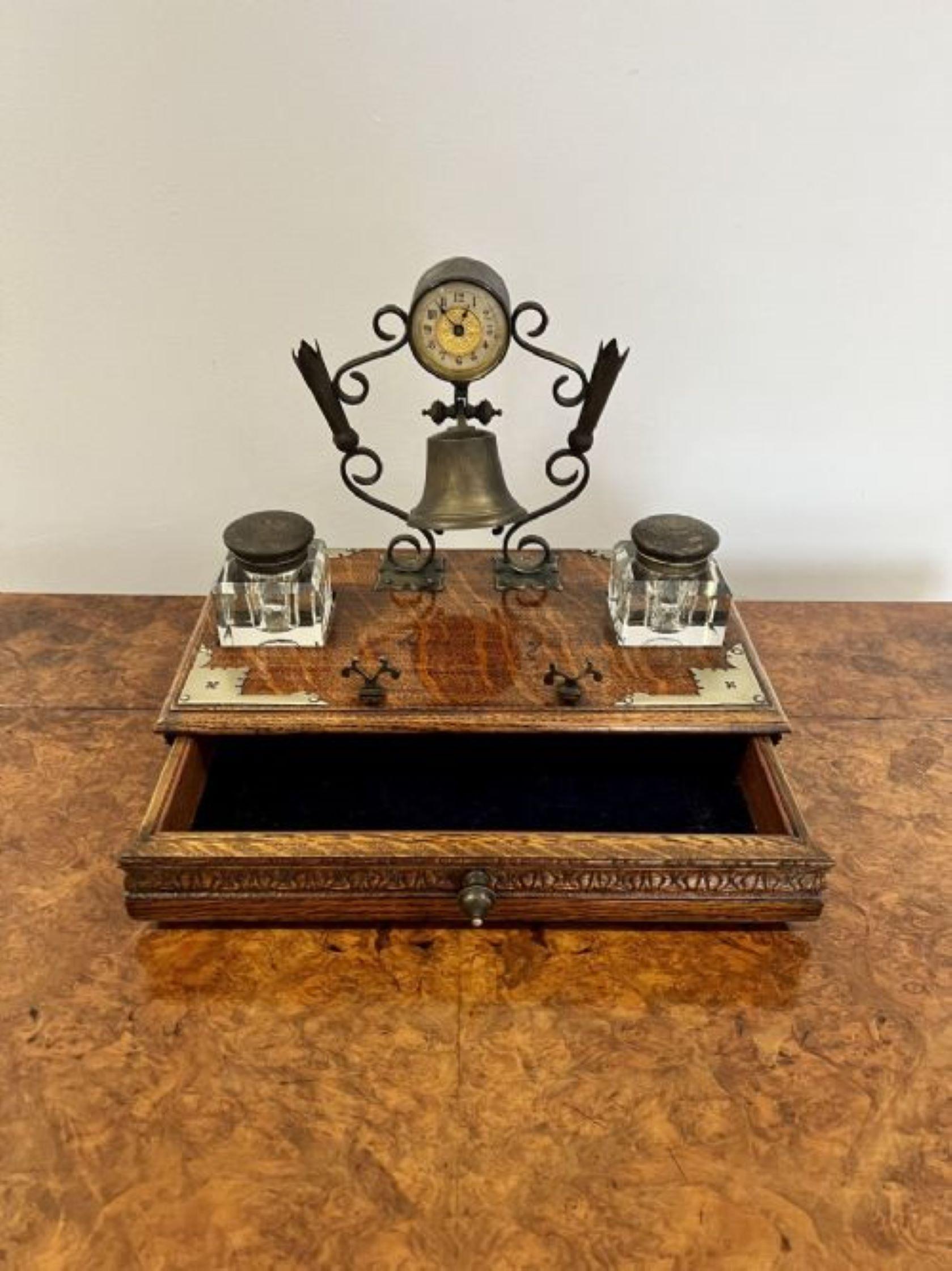 19th Century Unusual quality antique Victorian desk set For Sale
