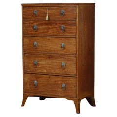 Unusual Regency Mahogany Chest of Drawers