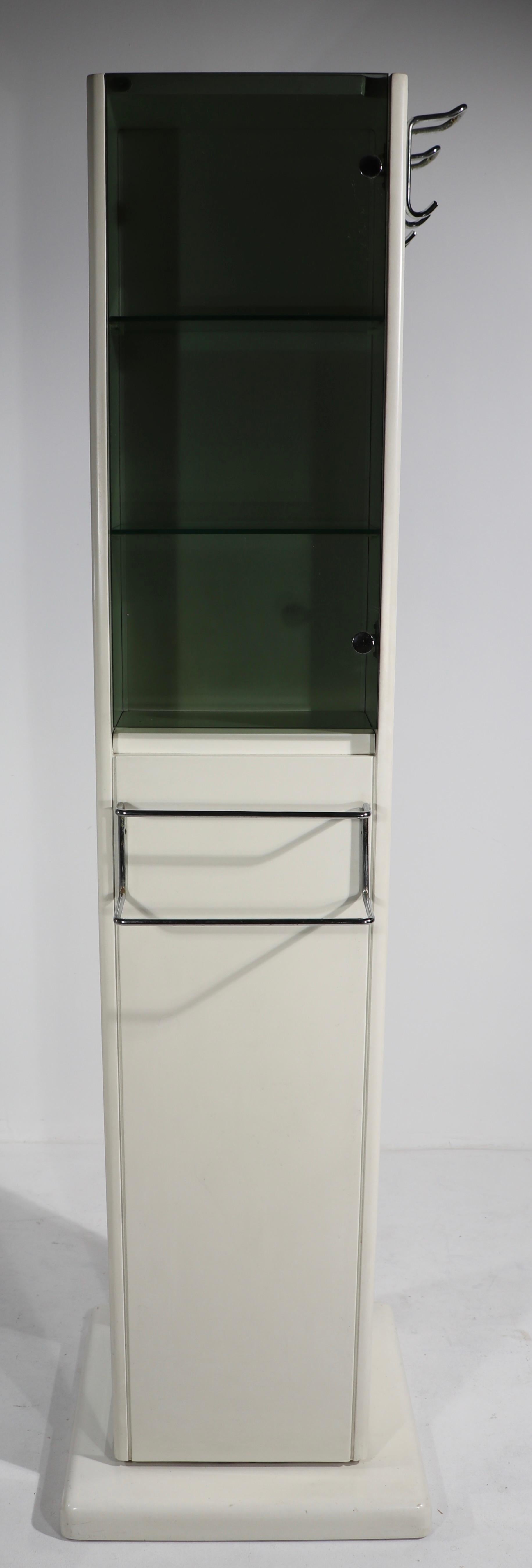 Unusual Revolving Kitchen Storage Cabinet after Colombo In Good Condition In New York, NY