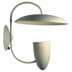 Unusual Scarce Vintage Reflector Sconce Attributed to Kurt Versen