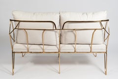 Unusual Sculptural Cast Bronze Two-Seat Coach in the Style of Felix Agostini