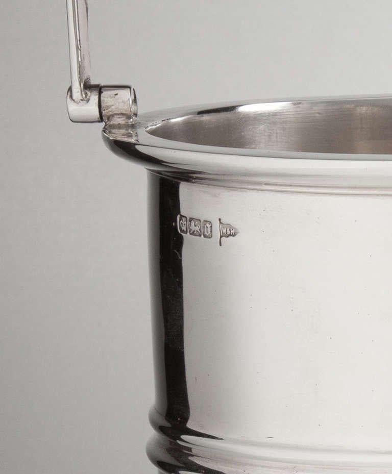 Unusual Silver Canister with Lid and Handle Sheffield 1906 For Sale at