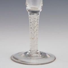 Cotton Twist Ratafia Glass c1760