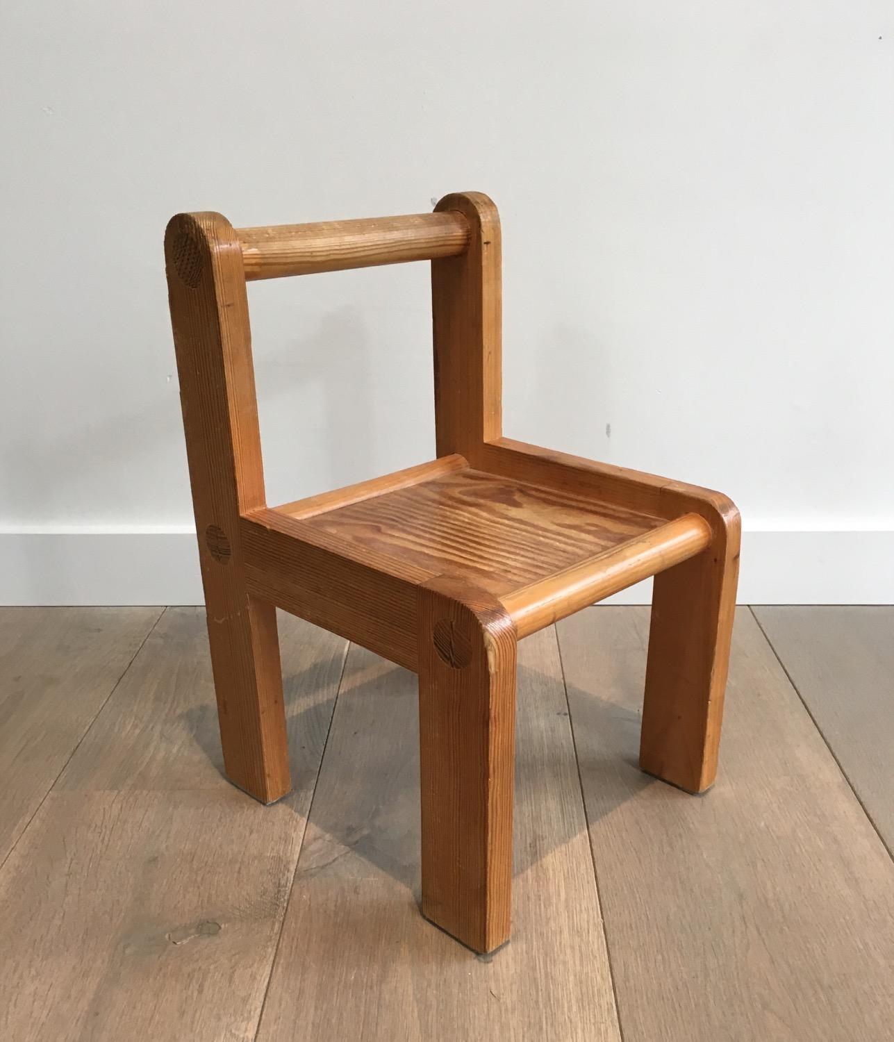 Late 20th Century Unusual Small Baby Chairs, circa 1970 For Sale