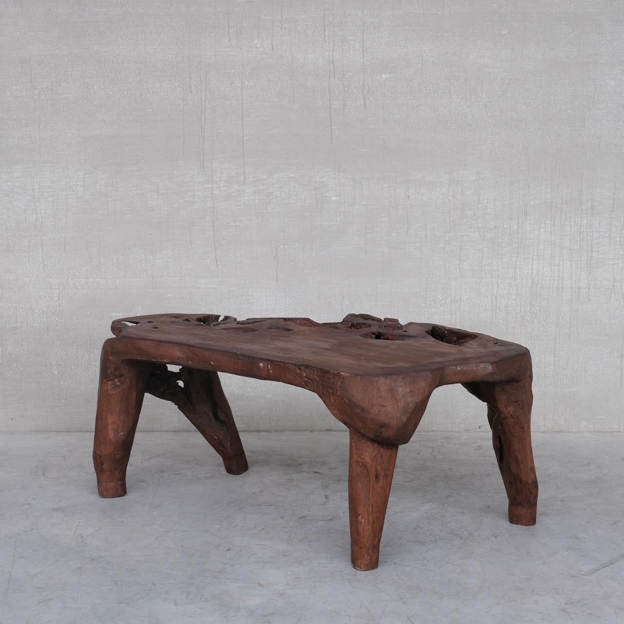 Unusual Solid Wooden Desk Table For Sale 10
