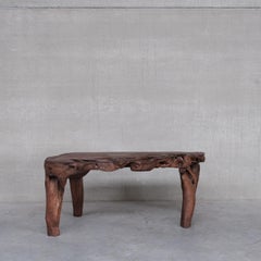 Unusual Solid Wooden Desk Table