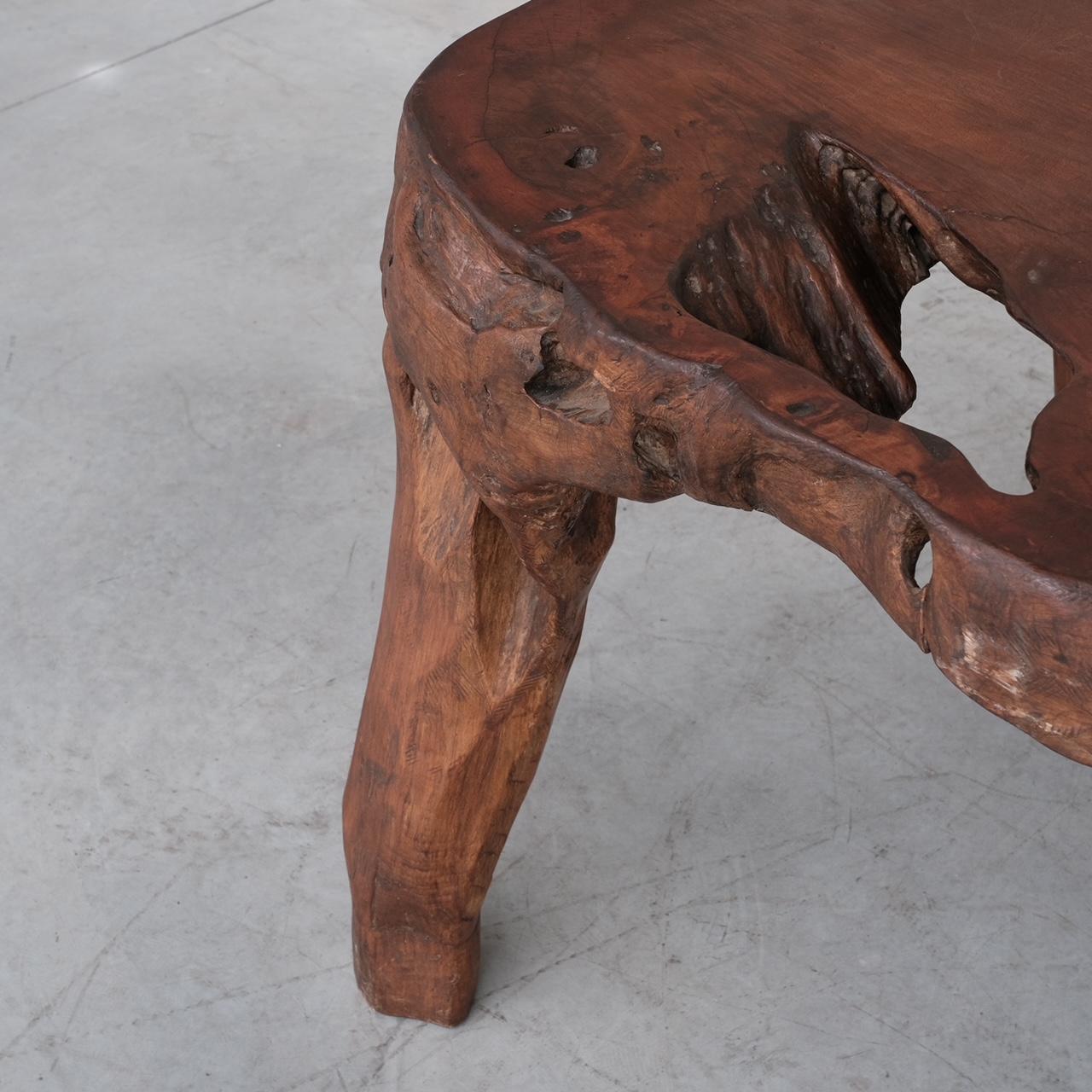 Unusual Solid Wooden Desk Table For Sale 1