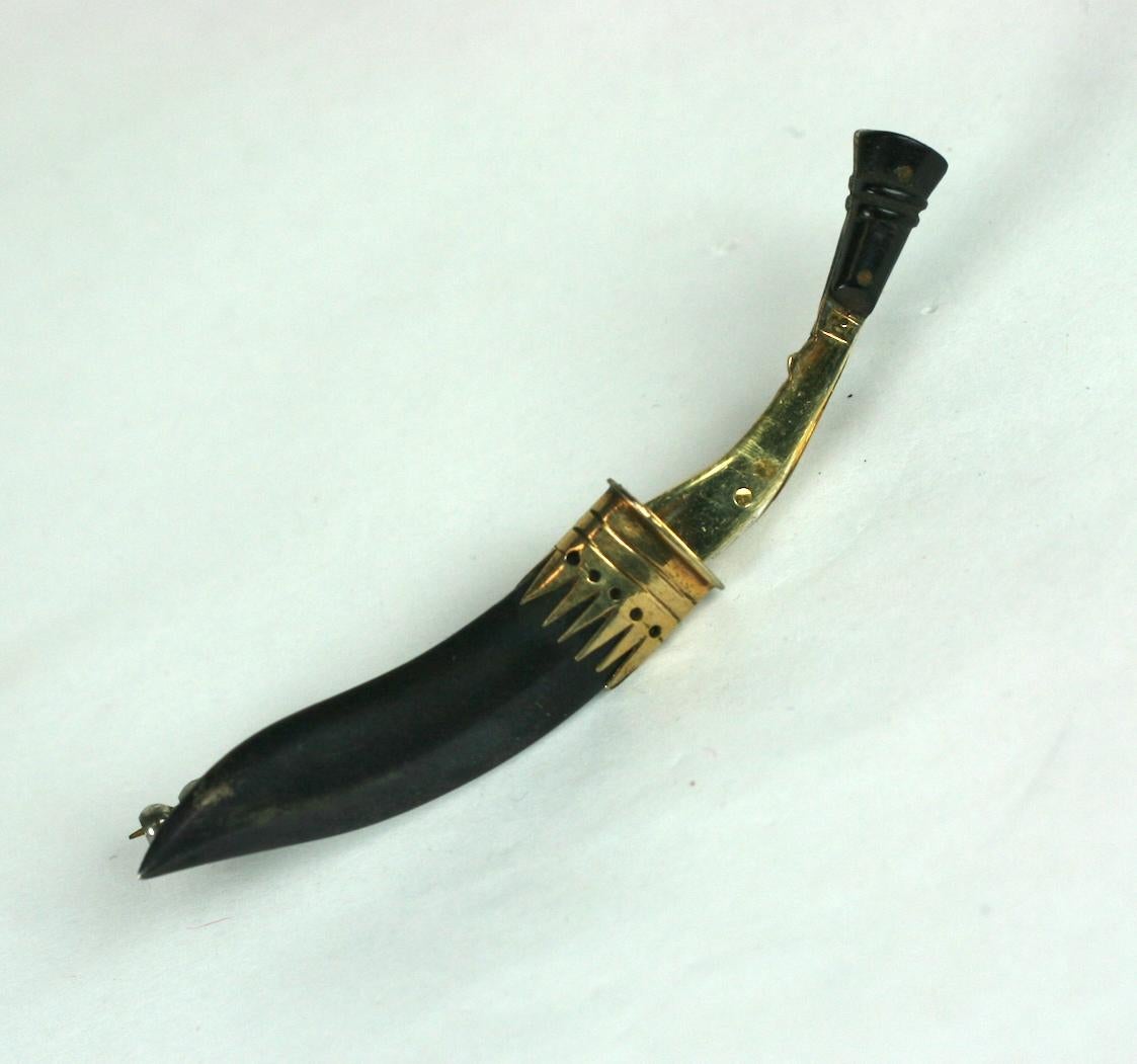 Women's or Men's Unusual Sterling Scabre Stickpin