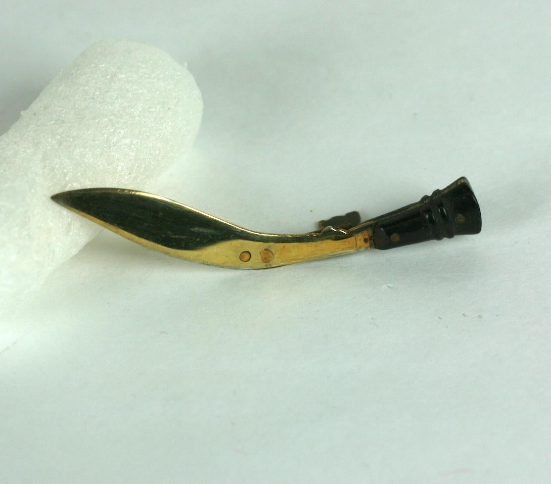 Unusual Sterling Scabre Stickpin 1