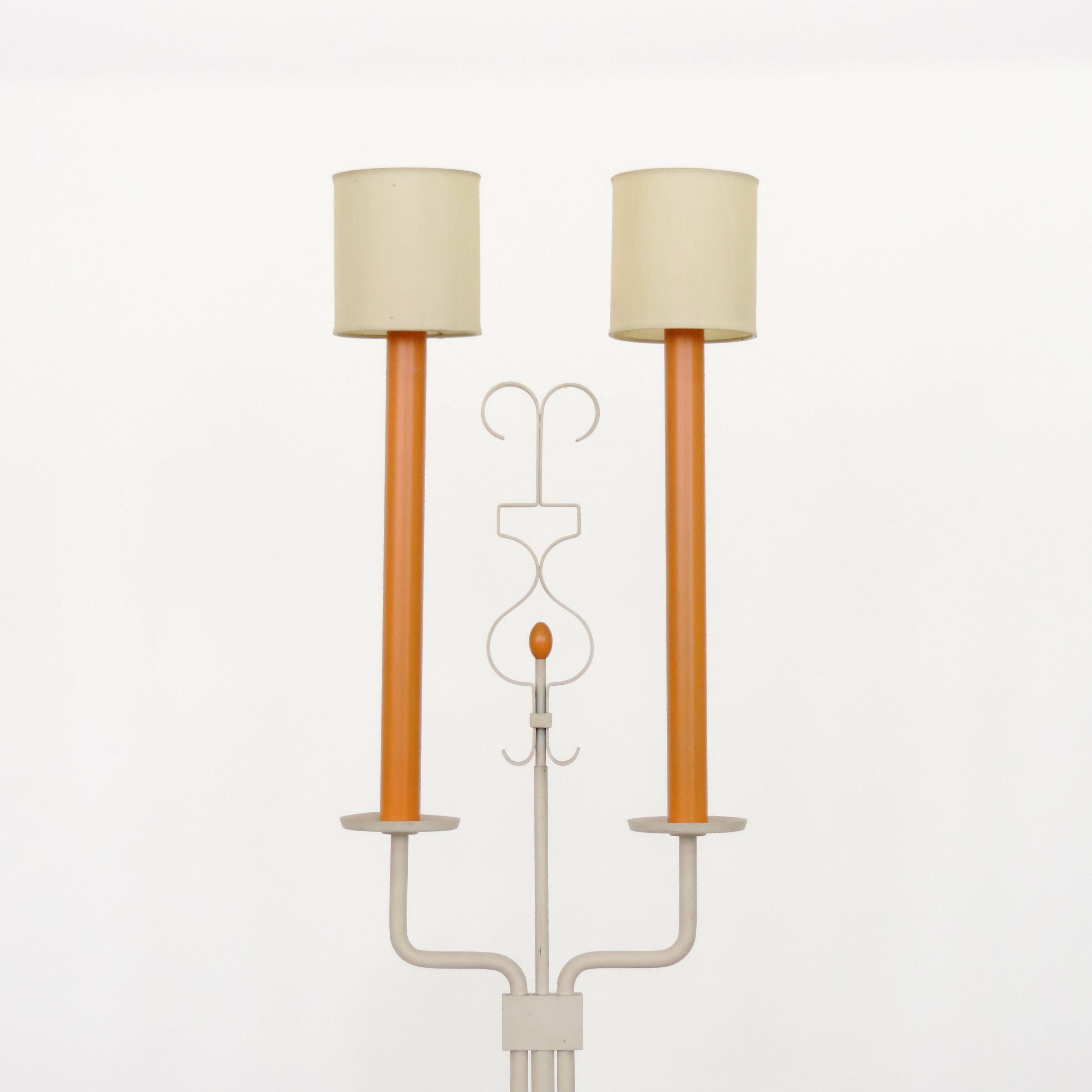 Mid-Century Modern Unusual Stilnovo Floor Lamp, Italy, 1960s