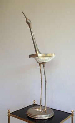 Unusual Stylished Bird Sculpture in the Style of Haguenauer. Circa 1960
