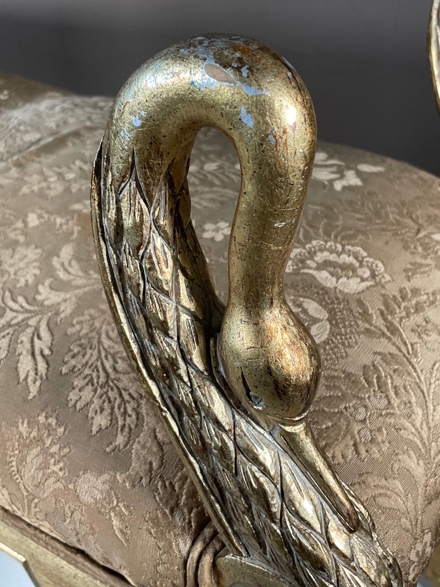 Unusual Stylized Swan Bench 3