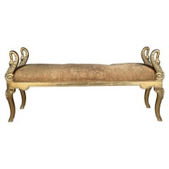 Unusual Stylized Swan Bench