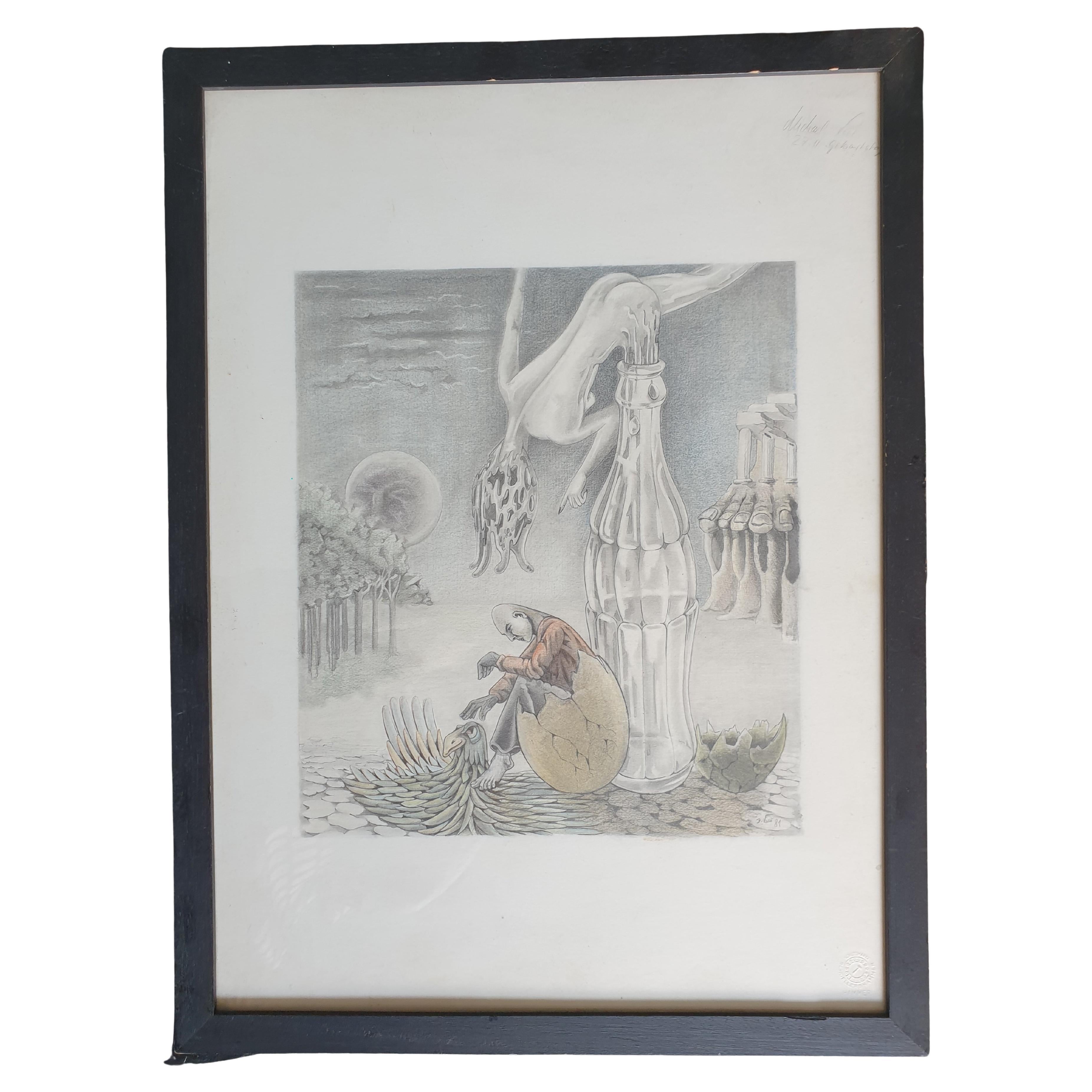 Unusual Surrealist style artwork
