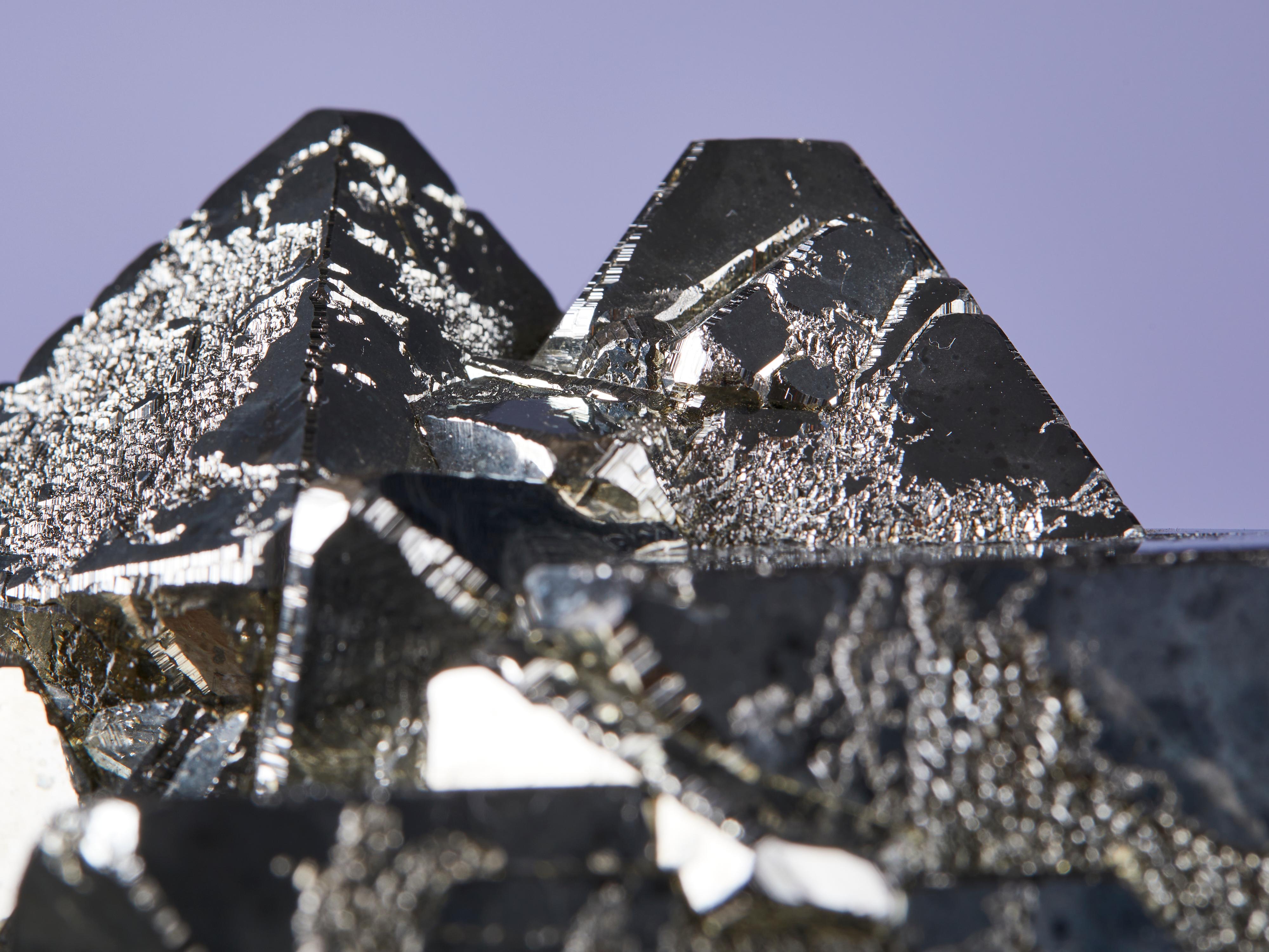 Unusual triangular pyrite For Sale 7
