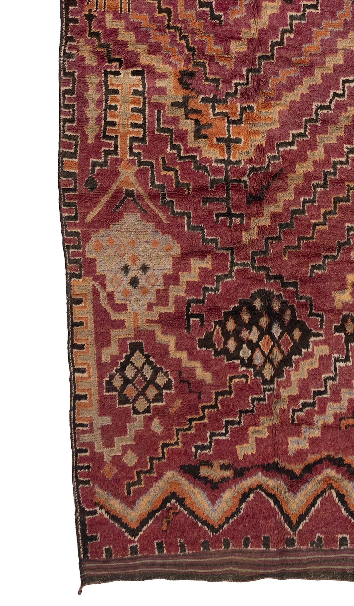 Moroccan Unusual Tribal Rug For Sale
